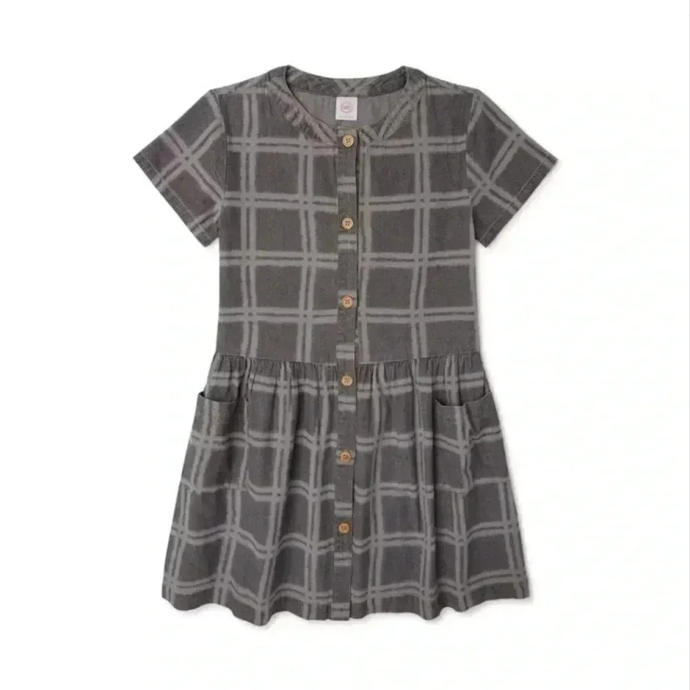 4/$25 NWT Wonder Nation Girls Windowpane Dress Size M (7-8)